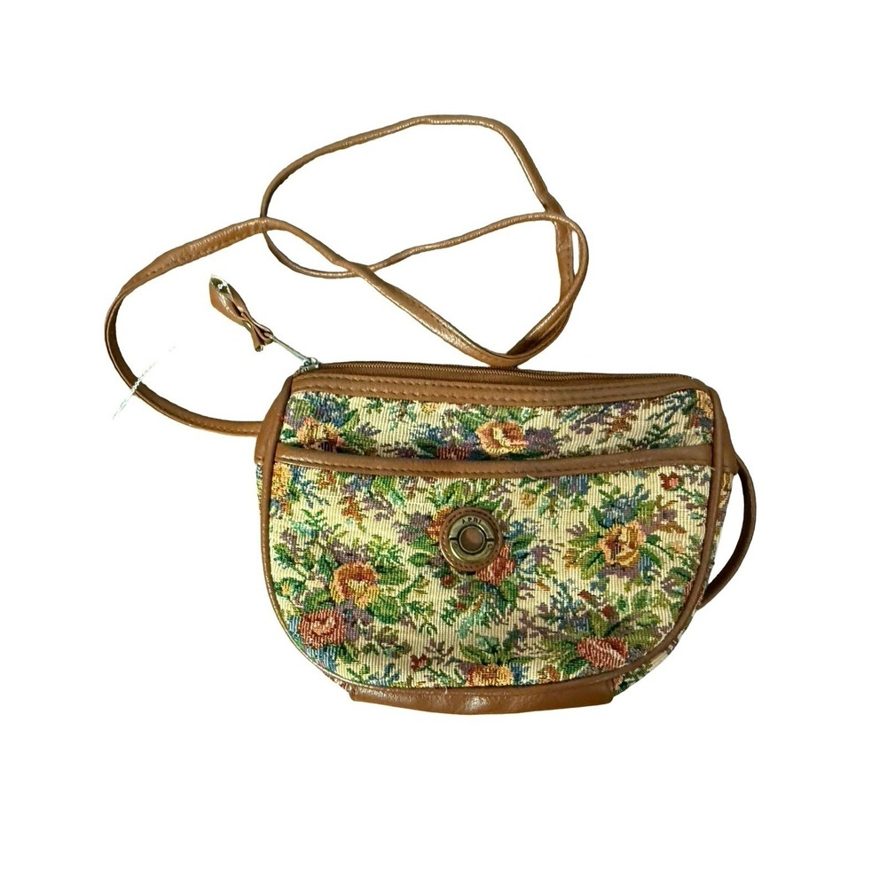 Mitzi‎ Vintage Floral Tapestry Handbag Crossbody Bag